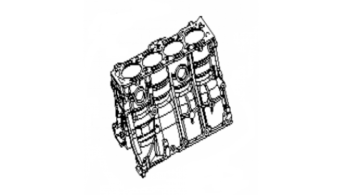 Блок цилиндров в сборе Geely