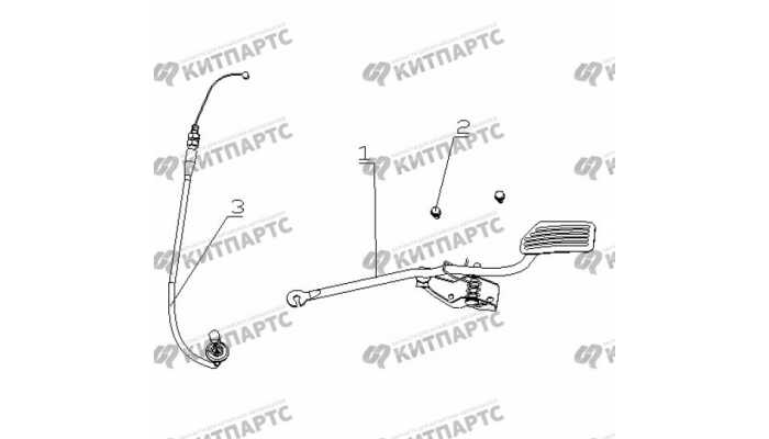 Педаль газа Geely Otaka (CK)